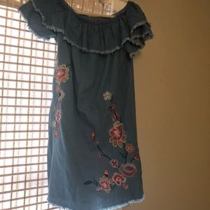 Demon Dress- off the shoulder